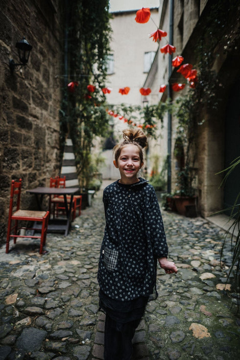 lilinoa / dress NAEL _ flowers(2-3y,3-4y,5-6y)